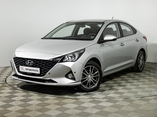 2021 Hyundai Solaris II Рестайлинг, серый, 1649700 рублей, вид 1