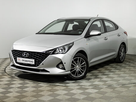 2021 Hyundai Solaris II Рестайлинг, серый, 1569700 рублей, вид 1