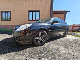 2008 Opel Vectra C Рестайлинг, чёрный, 580000 рублей, вид 2