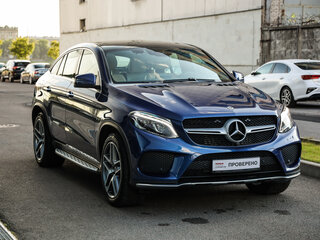 2018 Mercedes-Benz GLE Coupe 350 d I (C292), синий, 4077000 рублей, вид 5