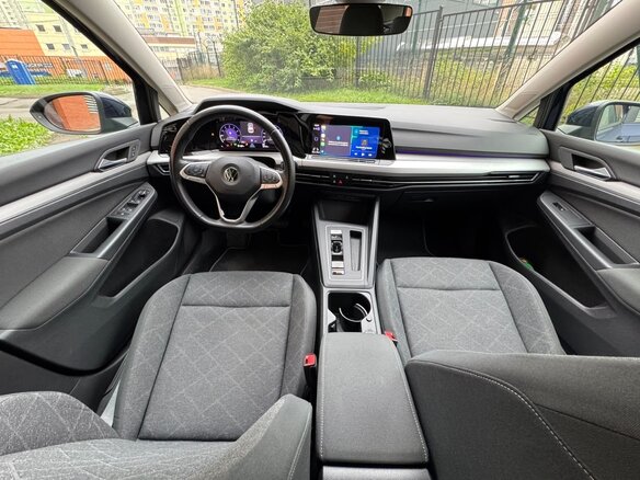 2021 Volkswagen Golf VIII, синий - вид 14