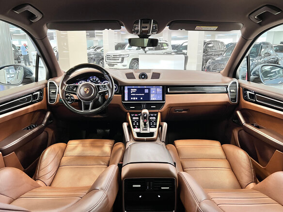 2018 Porsche Cayenne III, голубой - вид 22