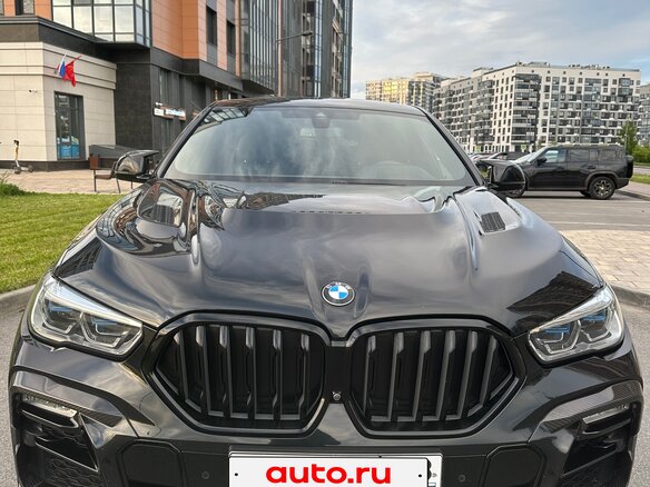 2021 BMW X6 40d III (G06), чёрный, 13500000 рублей - вид 1