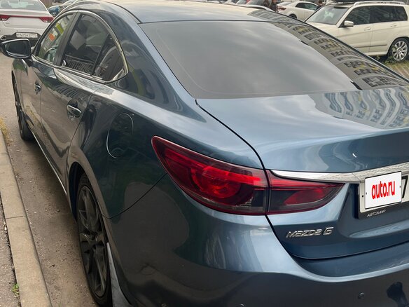 2015 Mazda 6 III (GJ) Рестайлинг, голубой, 1350000 рублей - вид 6