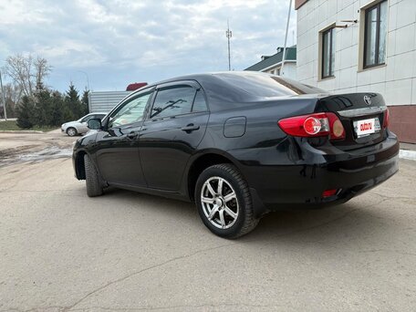 2012 Toyota Corolla X (E140, E150) Рестайлинг, чёрный, 840000 рублей, вид 5