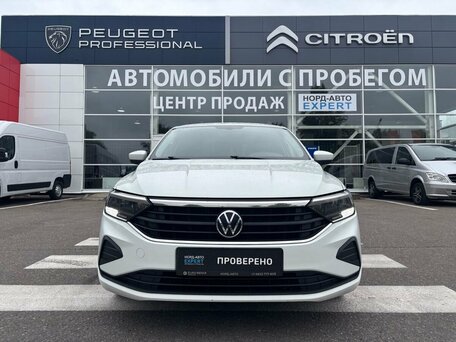 2021 Volkswagen Polo VI, белый, 1510000 рублей, вид 2