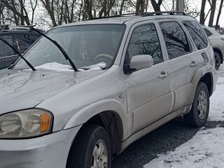 2005 Mazda Tribute I Рестайлинг, серебристый, 320000 рублей, вид 1