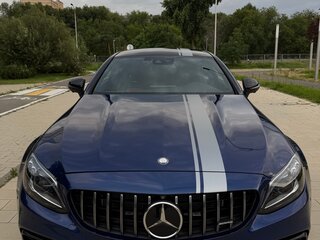 2016 Mercedes-Benz C-Класс AMG 63 AMG IV (W205), синий, 5490000 рублей, вид 2