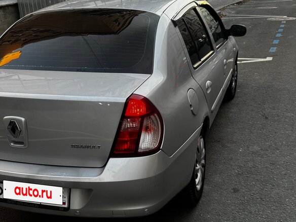 2008 Renault Symbol I Рестайлинг 2, серебристый - вид 2
