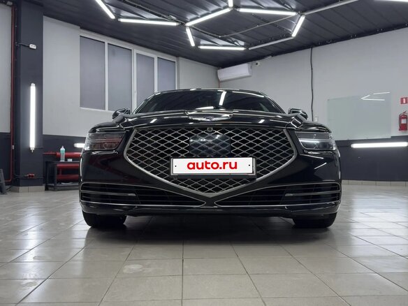 2020 Genesis G90 I Рестайлинг, чёрный, 4900000 рублей - вид 13