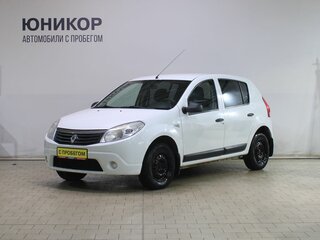 2013 Renault Sandero I, белый, 359000 рублей, вид 1