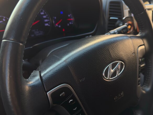 2011 Hyundai Santa Fe II Рестайлинг, пурпурный, 1750000 рублей - вид 12