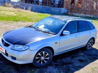2001 Mazda Familia S-Familia S-Wagon VIII (BJ), серебристый, 350000 рублей, вид 1