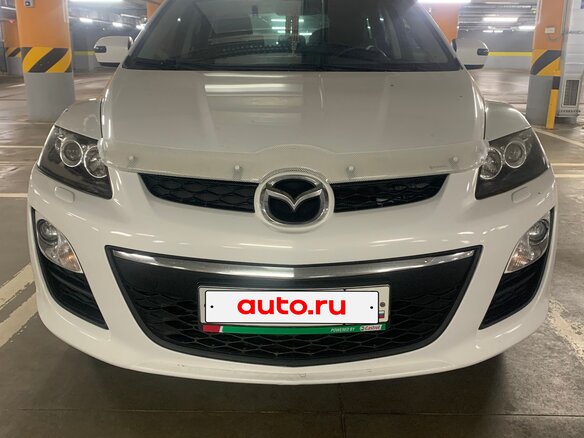 2011 Mazda CX-7 I Рестайлинг, белый, 1059000 рублей