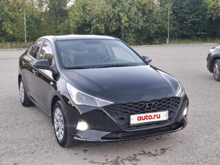 2021 Hyundai Solaris II Рестайлинг, чёрный, 1695000 рублей, вид 1