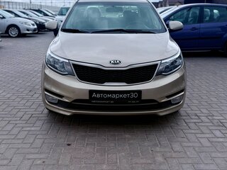 2015 Kia Rio III Рестайлинг, бежевый, 999990 рублей, вид 2