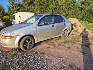 2004 Chevrolet Aveo I, серебристый, 179000 рублей, вид 1