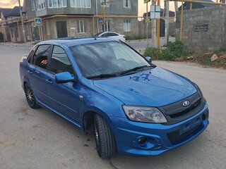 2015 Lada (ВАЗ) Granta Sport I, синий, 710000 рублей, вид 5