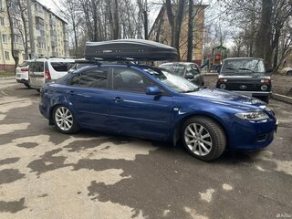 2006 Mazda 6 I (GG) Рестайлинг, синий, 525000 рублей, вид 4