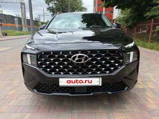 2021 Hyundai Santa Fe IV Рестайлинг, чёрный, 4850000 рублей, вид 2