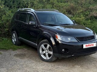 2007 Mitsubishi Outlander II, чёрный, 1100000 рублей, вид 5