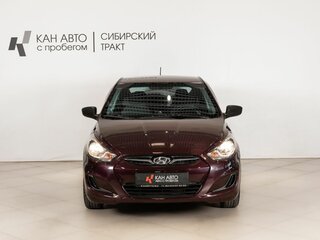 2012 Hyundai Solaris I, фиолетовый, 710000 рублей, вид 2