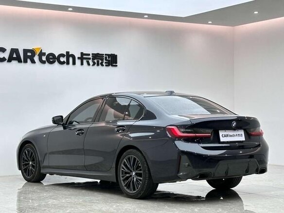 2022 BMW 3 серии 320Li VII (G2x) Рестайлинг, чёрный - вид 3