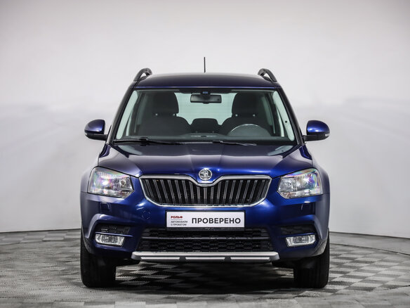 2014 Skoda Yeti I Рестайлинг, синий - вид 1