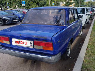 2001 Lada (ВАЗ) 2107, голубой, 75000 рублей, вид 3