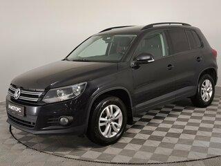 2014 Volkswagen Tiguan I Рестайлинг, чёрный, 1190000 рублей, вид 1