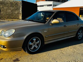 2005 Hyundai Sonata ТагАЗ IV (EF) Рестайлинг, бежевый, 450000 рублей, вид 1