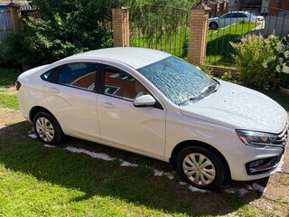 2024 Lada (ВАЗ) Vesta I Рестайлинг (NG), белый, 1400000 рублей, вид 3