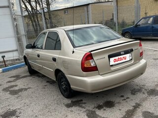 2003 Hyundai Accent II, бежевый, 300000 рублей, вид 5