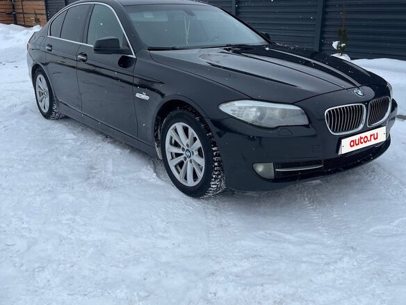 2012 BMW 5 серии 520i VI (F10/F11/F07), чёрный, 1550000 рублей - вид 1