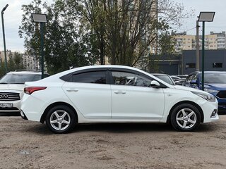 2018 Hyundai Solaris II, белый, 879000 рублей, вид 5