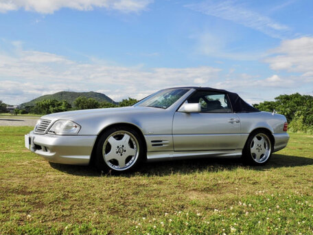 1996 Mercedes-Benz SL-Класс AMG 60 AMG I (R129), серебристый, 12600000 рублей, вид 3