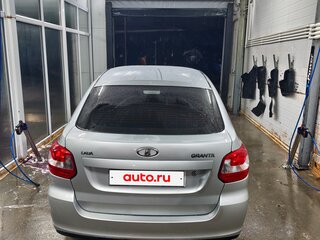 2014 Lada (ВАЗ) Granta I, серебристый, 280000 рублей, вид 5