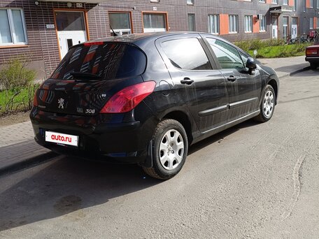2008 Peugeot 308 I, чёрный, 200000 рублей, вид 3