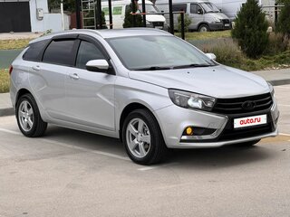 2018 Lada (ВАЗ) Vesta SW I, серебристый, 930000 рублей, вид 4