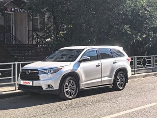2014 Toyota Highlander III (XU50), белый, 2666666 рублей, вид 3