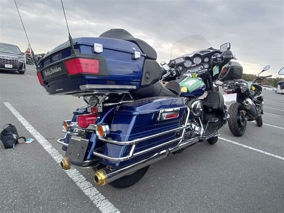 2005 Harley-Davidson Electra Glide, голубой, 530000 рублей - вид 5