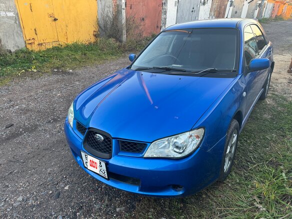 2005 Subaru Impreza II Рестайлинг 2, синий, 370000 рублей - вид 1
