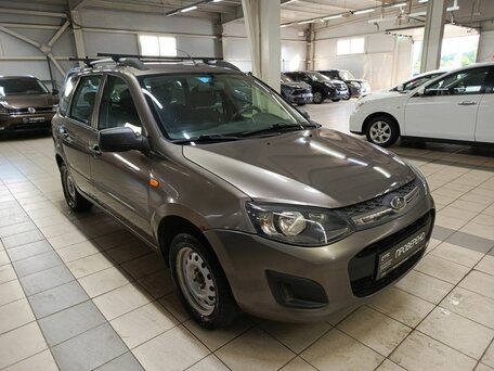 2014 Lada (ВАЗ) Kalina II, коричневый, 299000 рублей, вид 3