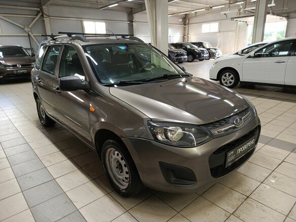 2014 Lada (ВАЗ) Kalina II, коричневый - вид 2