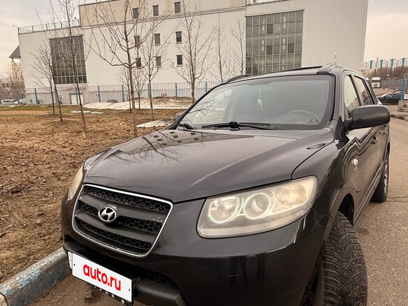2006 Hyundai Santa Fe II, чёрный, 900000 рублей - вид 3