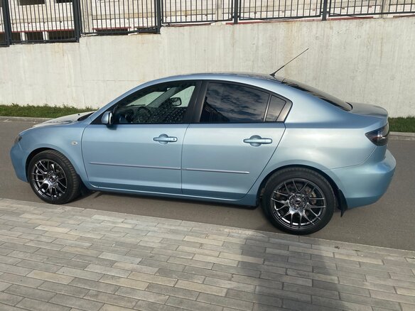2007 Mazda 3 I (BK) Рестайлинг, голубой, 777777 рублей - вид 6