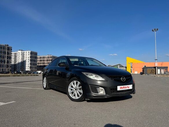 2008 Mazda 6 II (GH), чёрный, 720000 рублей - вид 2