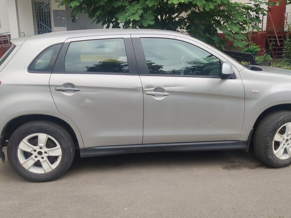 2014 Mitsubishi ASX I Рестайлинг, серебристый, 830000 рублей - вид 10