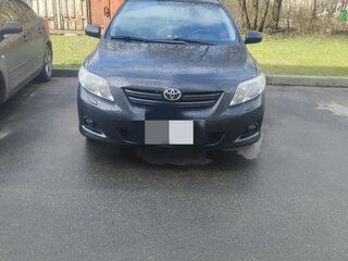 2008 Toyota Corolla AMT X (E140, E150), чёрный, 650000 рублей, вид 2