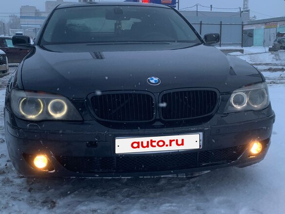 2005 BMW 7 серии Long 750Li IV (E65/E66) Рестайлинг, чёрный, 720000 рублей